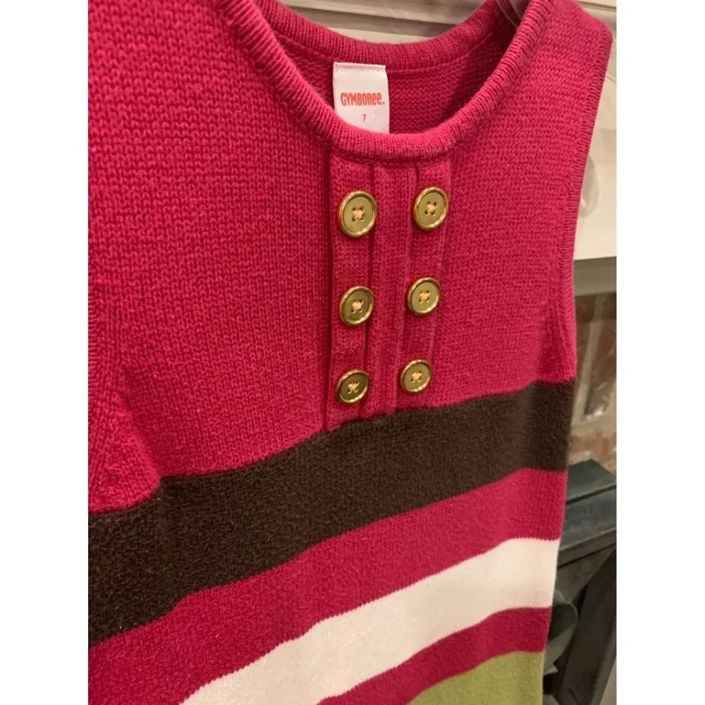 Gymboree girls size 7 winter sleeveless dress (bin DD)
